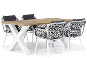 Lifestyle Garden Furniture Lifestyle Dolphin/Cardiff 180 cm dining tuinset 5-delig
