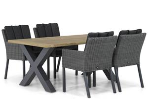 Garden Collections Oxbow/Cardiff 180 cm dining tuinset 5-delig