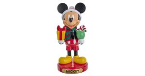 Kurt S. Adler Mickey W-Present Nutcracker 10 inch - 