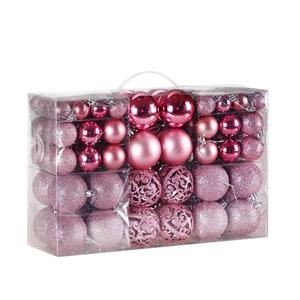 Casaria Kerstballen 100 stuks Roze