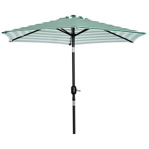 Sunny Parasol tuinparaplu buitenshuis park balkon frame staal groene strepen