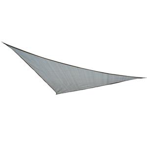 Sunny Zonnedoek driehoekig HDPE grijs 3 x 3 x 3m