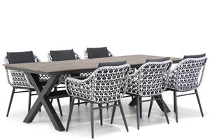 Lifestyle Garden Furniture Lifestyle Dolphin/Forest 240 cm dining tuinset 7-delig