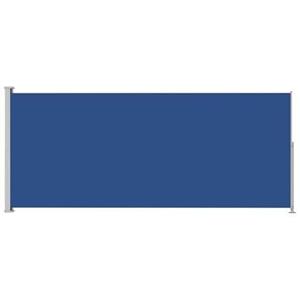 VidaXL Tuinscherm uittrekbaar 180x500 cm blauw