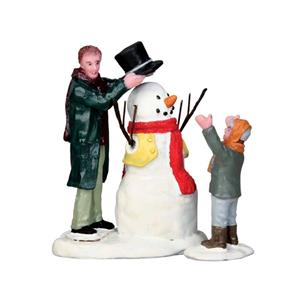 LEMAX Sharp dressed snowman set of - 