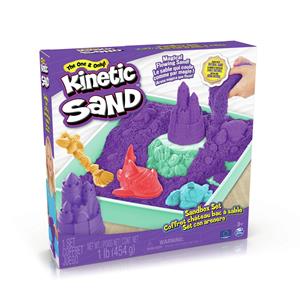 Spinmaster Kinetic Sand Sand Box Purple
