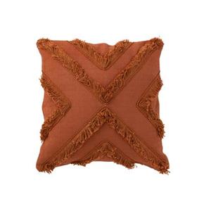 J-Line Kussen Etnisch Textiel Terracotta