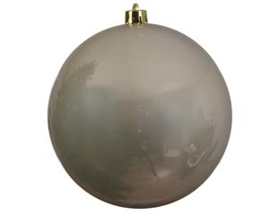 KSD Kerstbal plastic glans 200mm parel - 