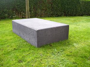 Atsma Grijs betonband-traptrede 100x60x25 cm