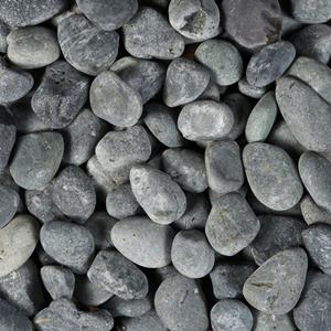 Gardenlux Beach Pebbles 40-60mm donker grijs (zak 20 kg)