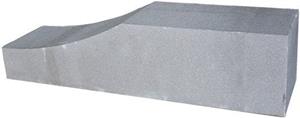 Gardenlux Palissade block Wave 60x15x15cm grijs