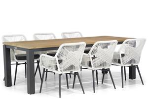 Lifestyle Garden Furniture Lifestyle Advance/Veneto 230 cm dining tuinset 7-delig