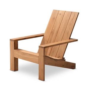 Chill-Dept.  Grizzly - Teakhout Adirondack relaxstoel