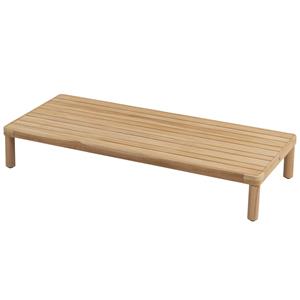 4 Seasons Outdoor Finn salontafel teak 150x65xH25 cm teak 