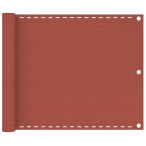 bonnevie Balkon-Sichtschutz，Balkonverkleidung Terracotta-Rot 75x600 cm HDPE vidaXL