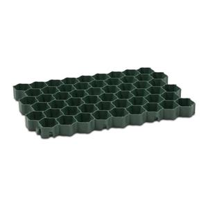 Hillvert Gazonroosters - 60 X 40 X 4 Cm - 4 Stuks - Groen Ht-lg-40g