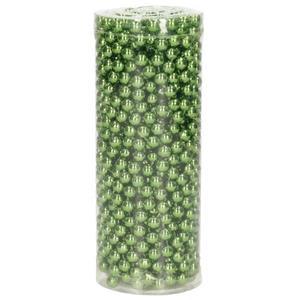 Decoris season decorations Girlanden, Perlenkette 8mm x 10m Kunststoff - Piniengrün