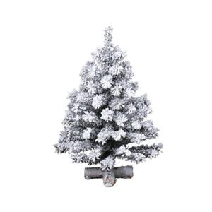 Everlands  Mini Kerstboom Tafelboom Imperial Boom Snowy D33h45 Cm Groen/wit