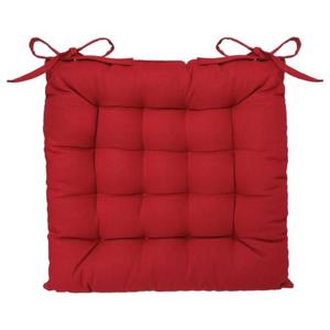 Atmosphera - Sitzauflage aus roter Baumwolle 38 × 38 cm Rot