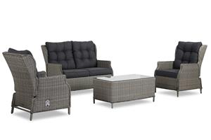 Garden Collections New Castle stoel-bank loungeset 4-delig