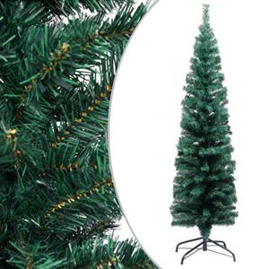 VIDAXL Schlanker Künstlicher Weihnachtsbaum Mit Stender Grün 120cm Pvc