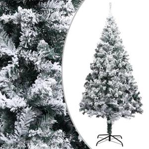 VIDAXL Künstlicher Weihnachtsbaum Beschneit Grün 300 Cm Pvc
