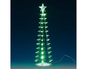 LEMAX Lighted silhouette tree (green) b/o (4.5v) - 