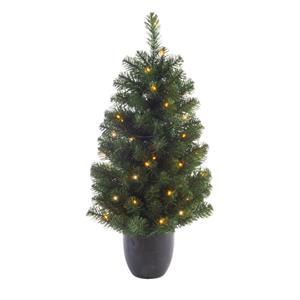 Everlands Kunstboom/kunst kerstboom met verlichting 120 cm -