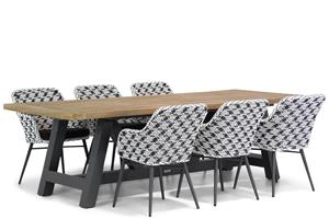 Lifestyle Garden Furniture Lifestyle Crossway/Trente 260 cm dining tuinset 7-delig