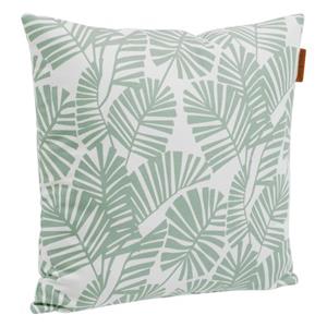 Hesperide - Outdoor-Deko-Kissen Fylie Palm & Graugrün - 40 x 40 cm - Hespéride - Grün Grau