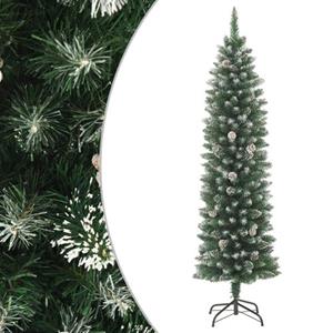 VIDAXL Kunstkerstboom Smal Met Standaard 210 Cm Pvc