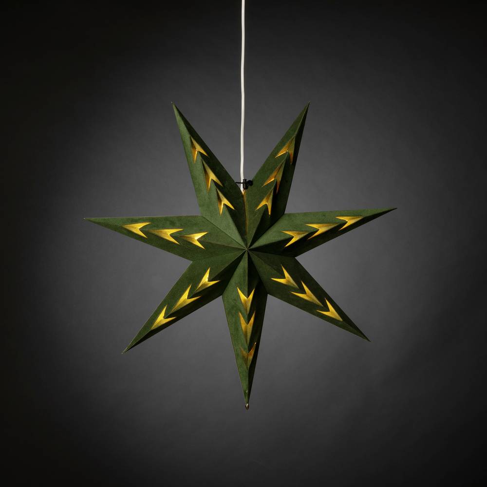 Konstsmide 5952-900 Weihnachtsstern Stern LED Grün