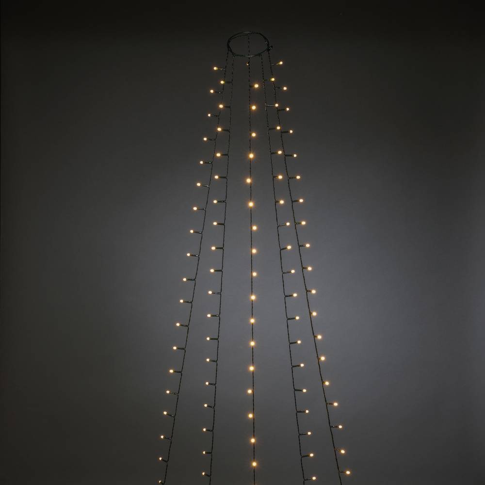 Konstsmide 6482-820 LED-boommantel Binnen Energielabel: F (A - G) werkt op stekkernetvoeding Aantal lampen 240 LED Barnsteen Verlichte lengte: 3 m Timer