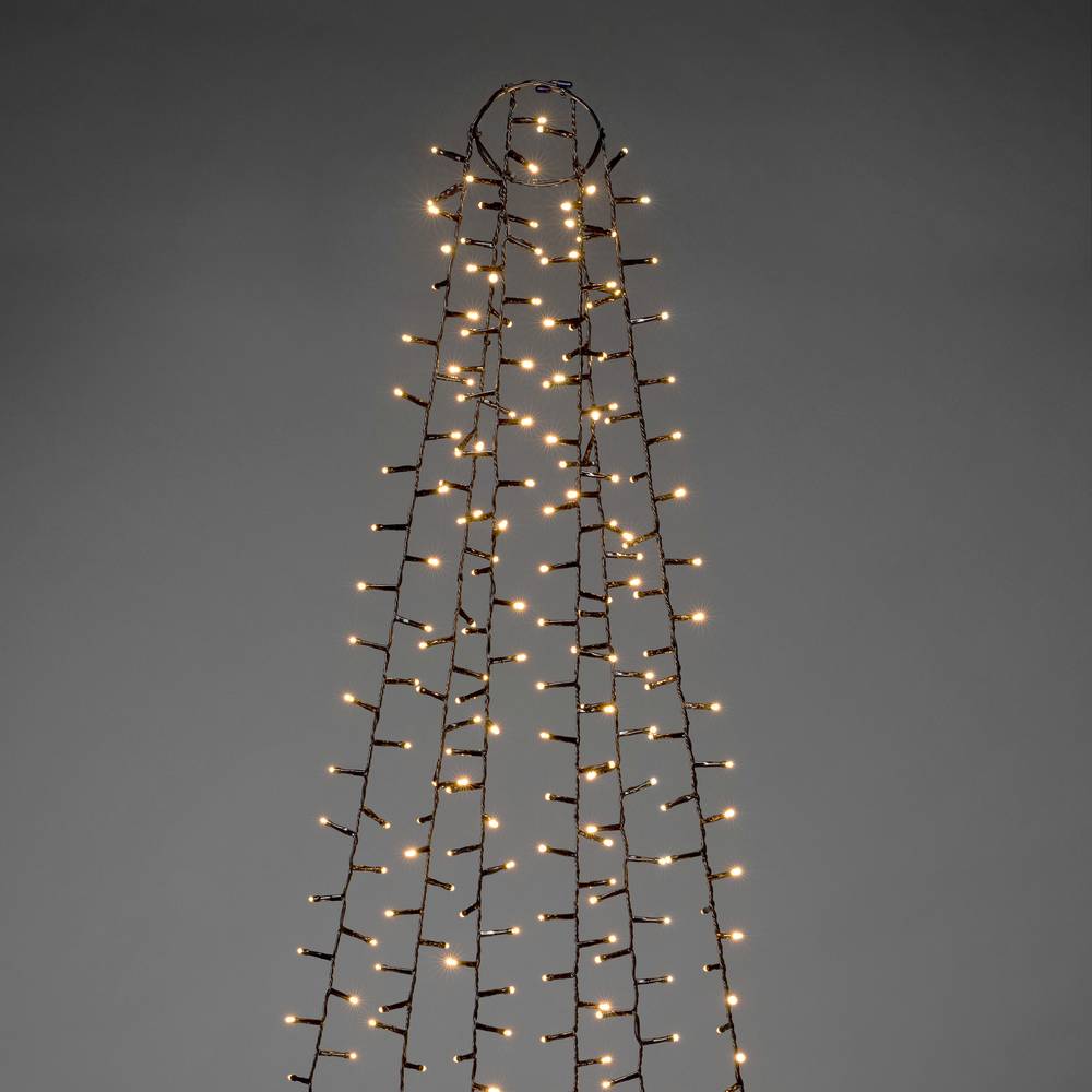 Konstsmide 6651-800 LED-boommantel Buiten Energielabel: E (A - G) werkt op het lichtnet LED Barnsteen Verlichte lengte: 4 m