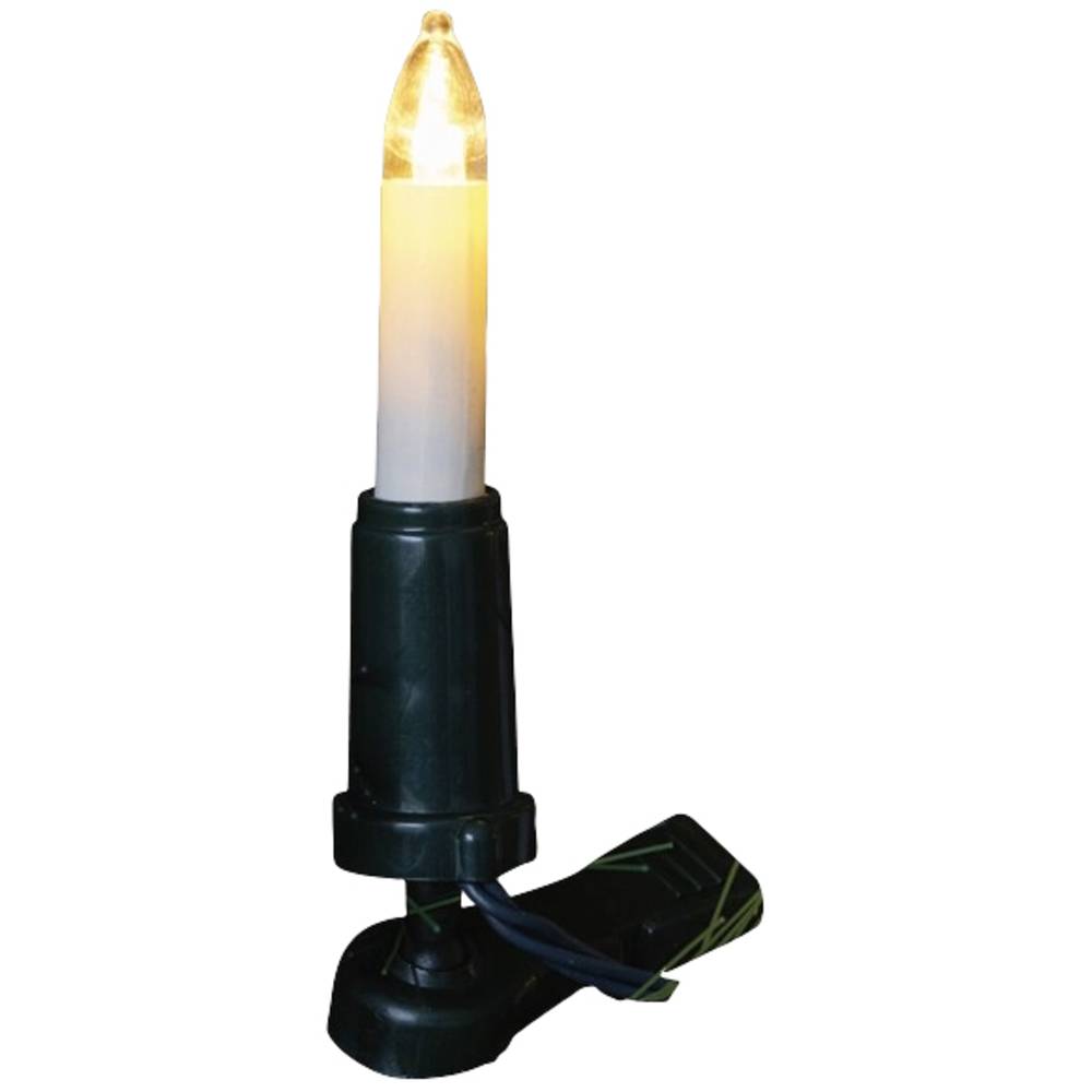 konstsmide LED Weihnachtsbaum-Beleuchtung 4,5V Lichterkette Gold