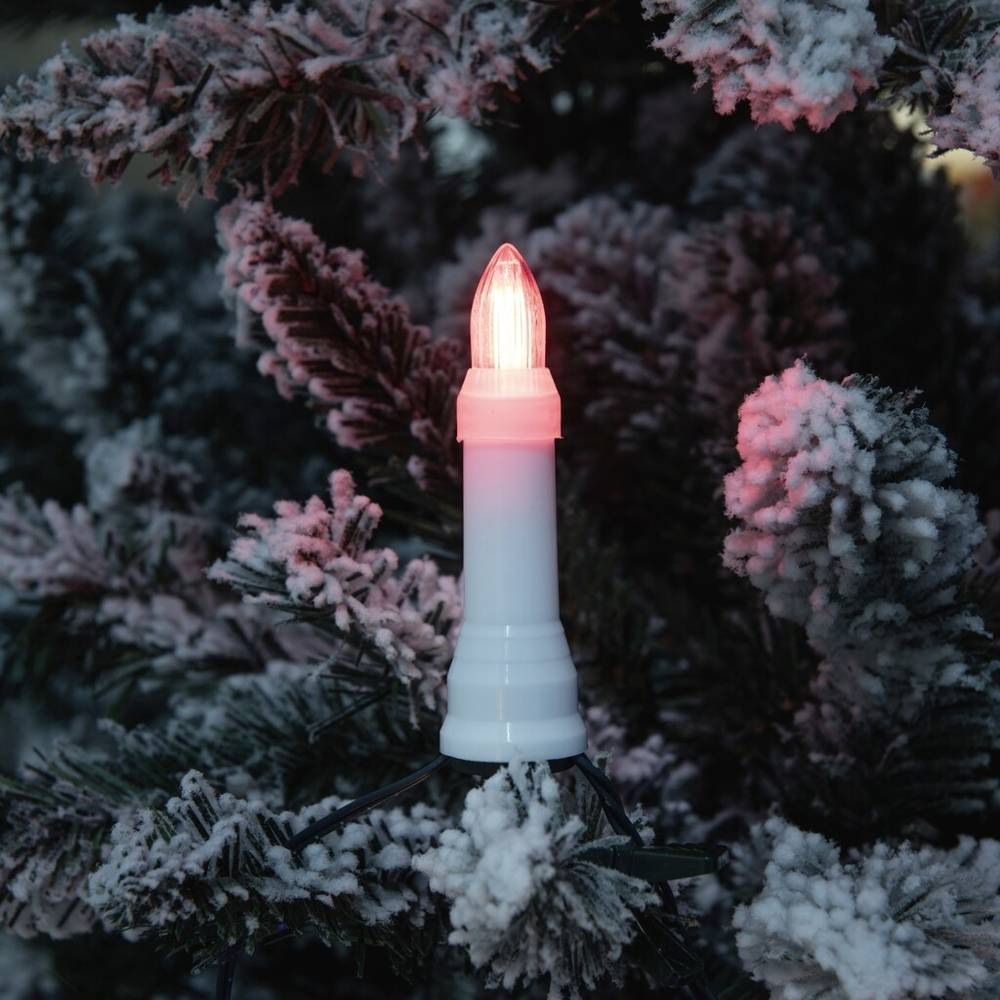 konstsmide LED Weihnachtsbaum-Beleuchtung 4,5V Lichterkette Mehrfarbig