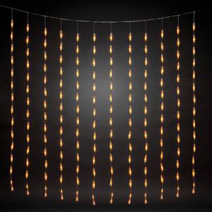 Konstsmide Lichtgordijn Buiten Energielabel: F (A - G) 400 LED Barnsteen (b x h) 2000 mm x 2000 mm