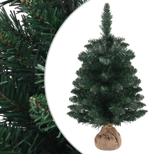 VIDAXL Künstlicher Weihnachtsbaum Mit Stender Grün 60 Cm Pvc
