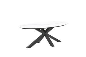 Garden Impressions Tafel Scotland Centostone Venice White-Carbon Black 220 x 115 cn