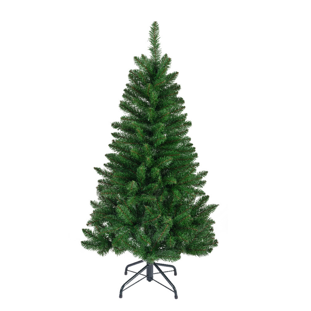 Everlands kunst kerstboom/kunstboom - groen - 120 cm - slank -