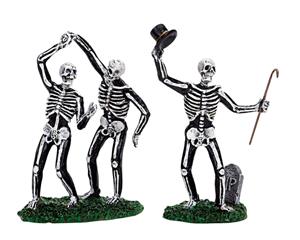 LEMAX Dancing skeletons set of 2 - 