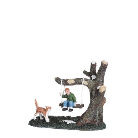 Luville Frits on a swing - l10xb5xh8,5cm - 