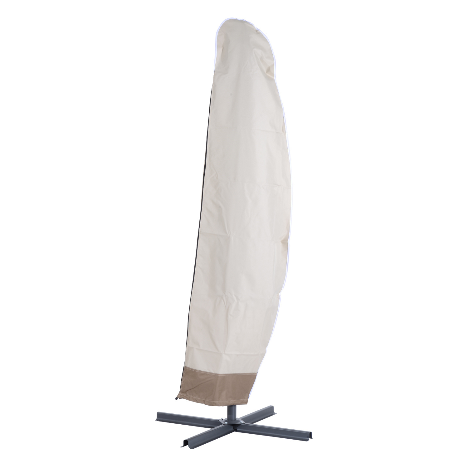 Sunny Beschermhoes voor parasol beige Oxford Ø56 x 220 cm