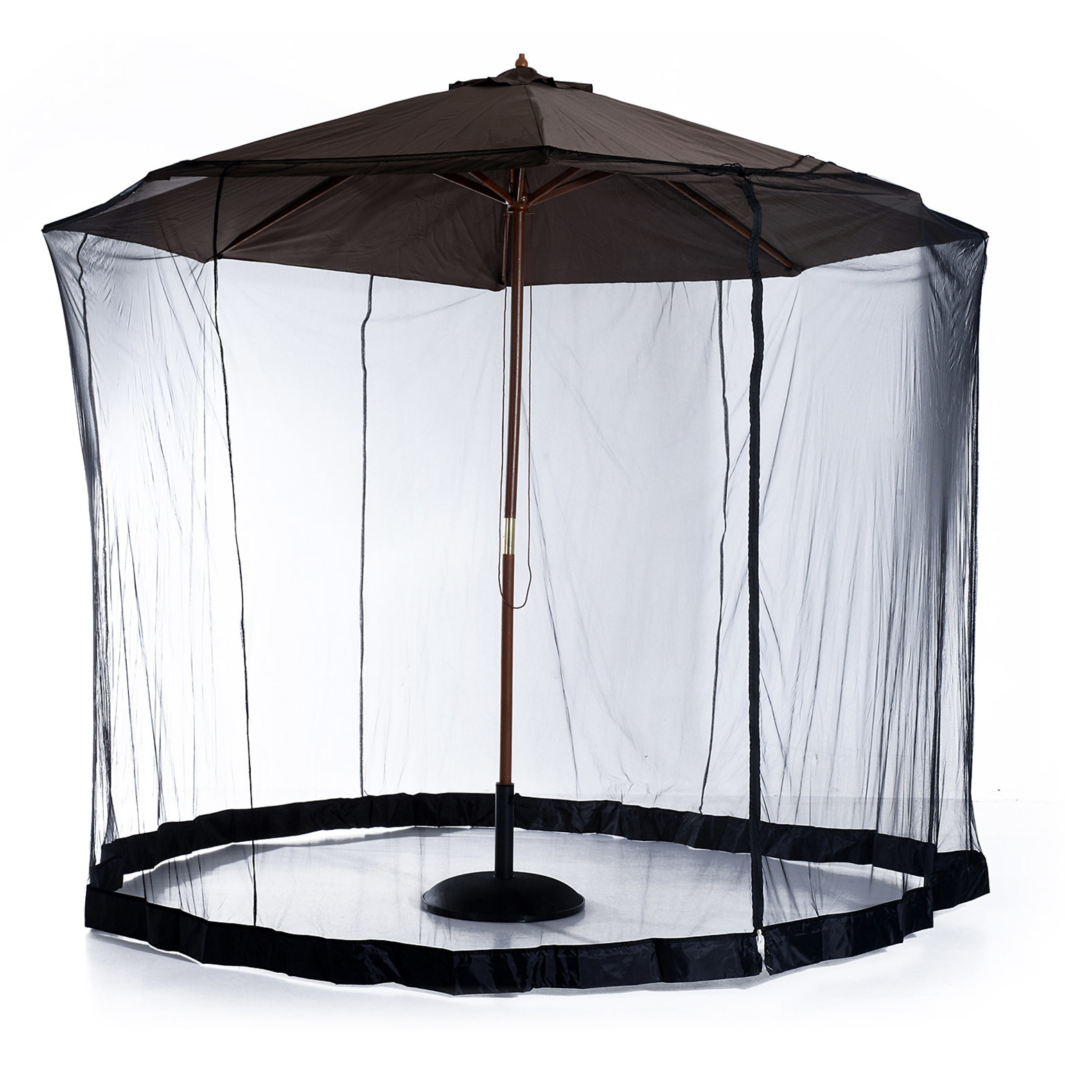 Sunny Insectennet klamboe voor parasol 3m zwart