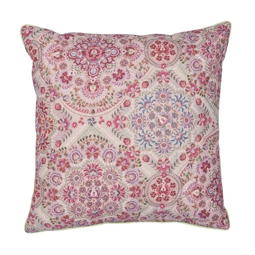 Pip Studio El Bordado Quilted Cushion Pink 50x50 cm