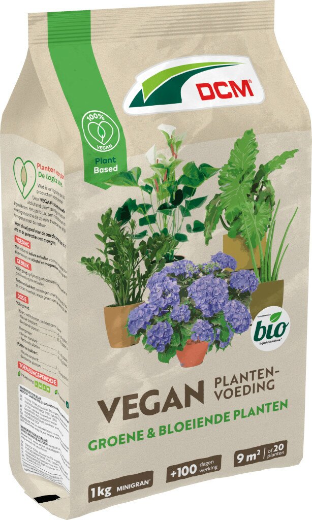 DCM vegan groen & bloei plantenvoeding 1 kg