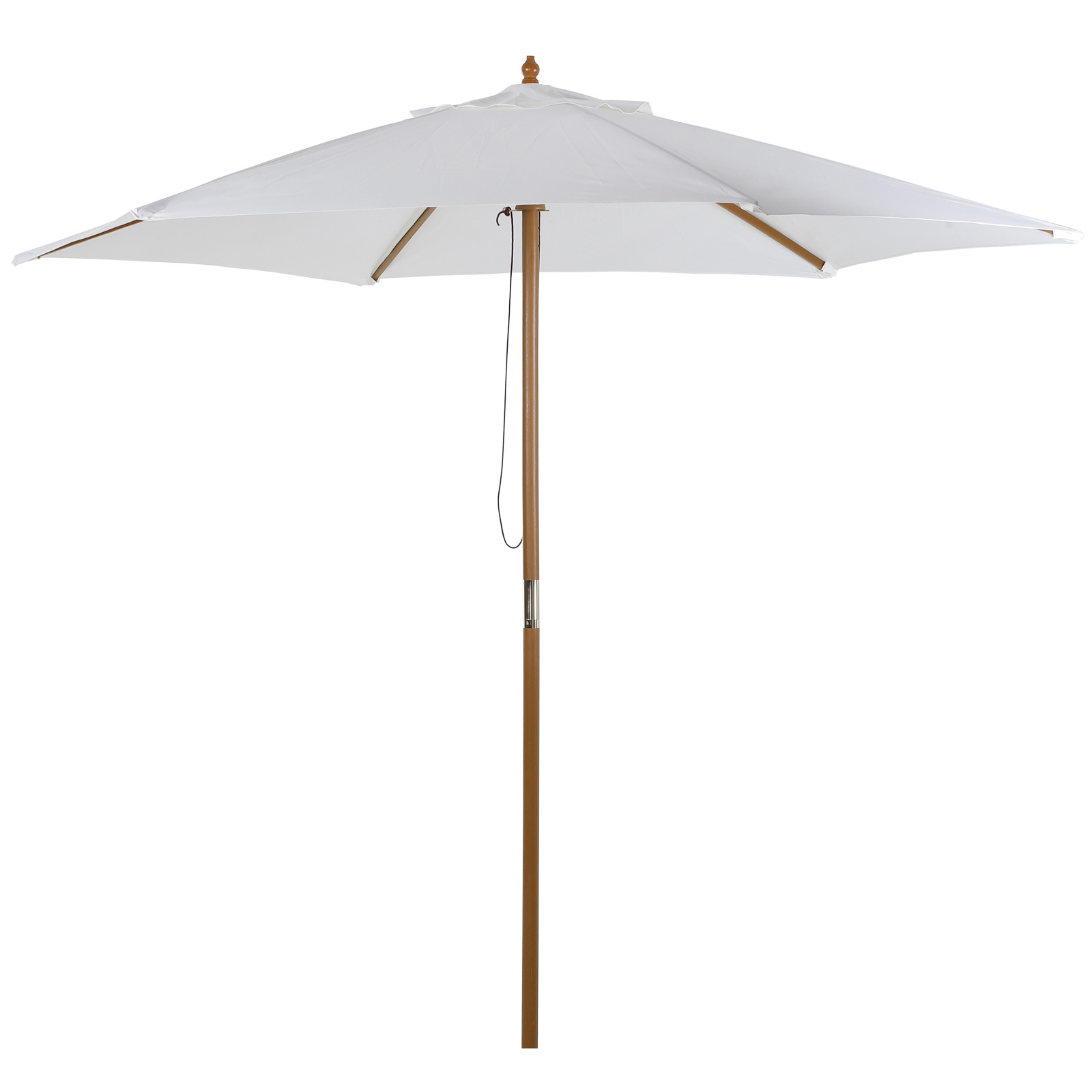 Sunny Parasol zonwering 3-staps bamboe 180/℃ polyester crème