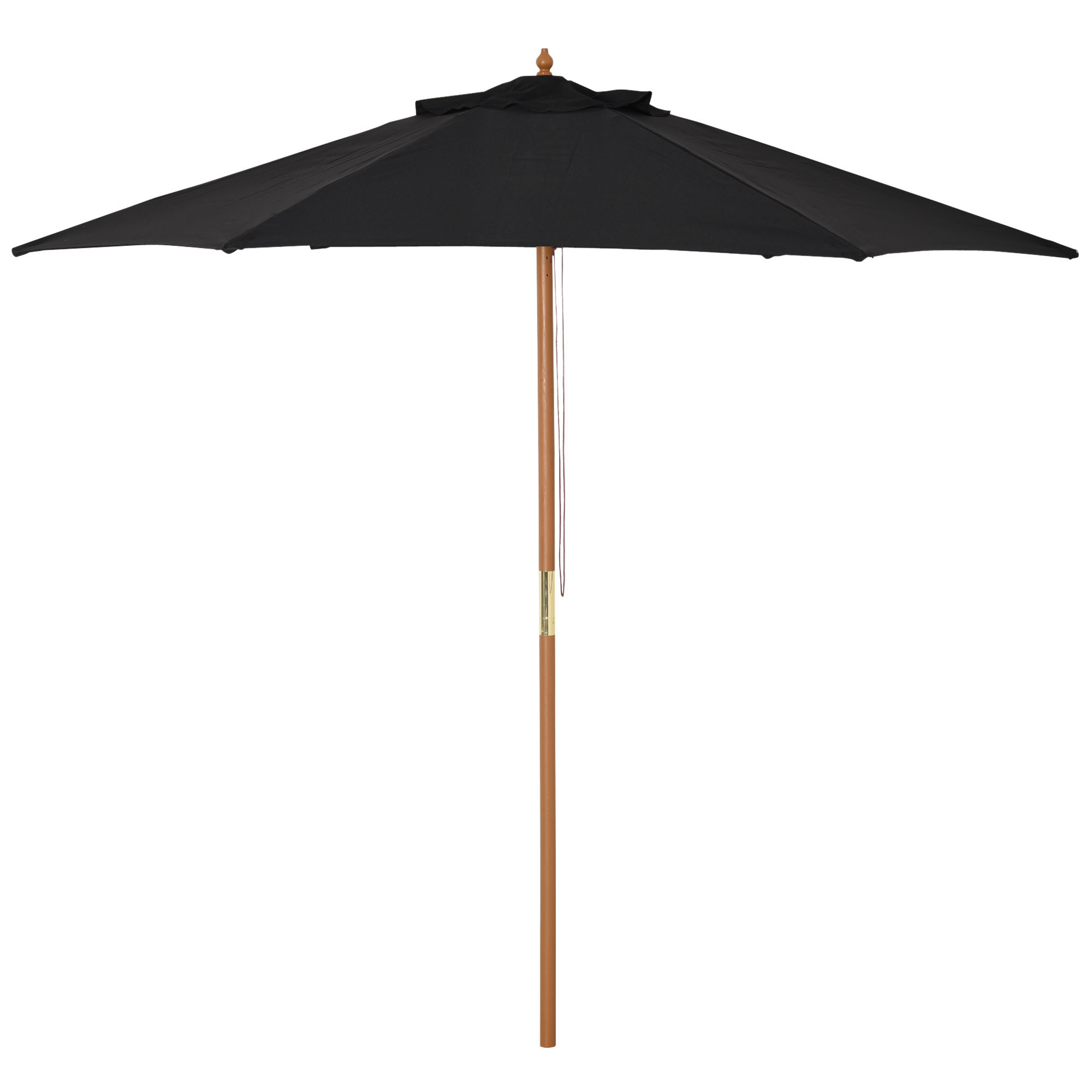 Sunny parasol tuinparasol 3-traps bamboe Ø2,5 x 2,3 m