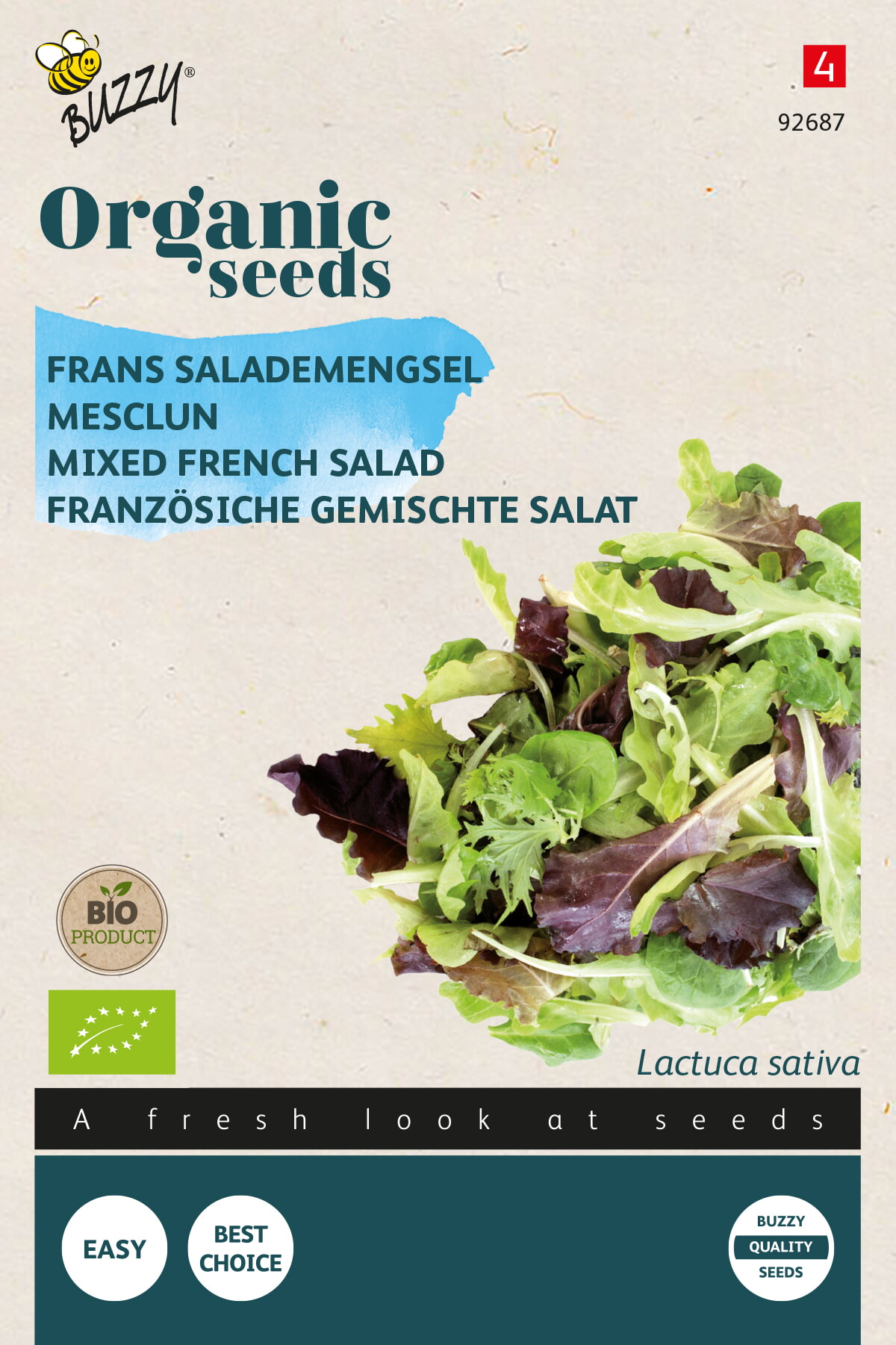 Buzzy Organic Frans Salademengsel (BIO) - 
