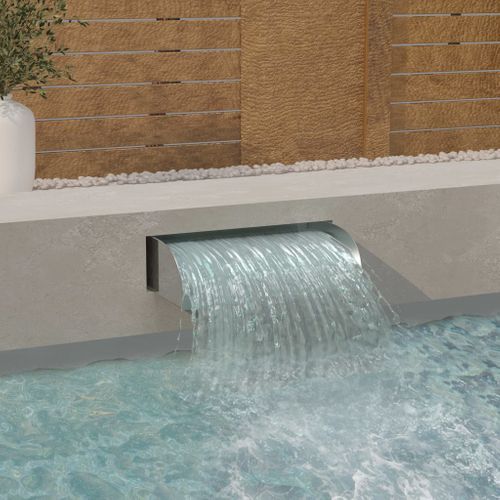 The Living Store  Roestvrij Staal - Waterval 60x34x14 Cm Roestvrij Staal 304 - Tls148879